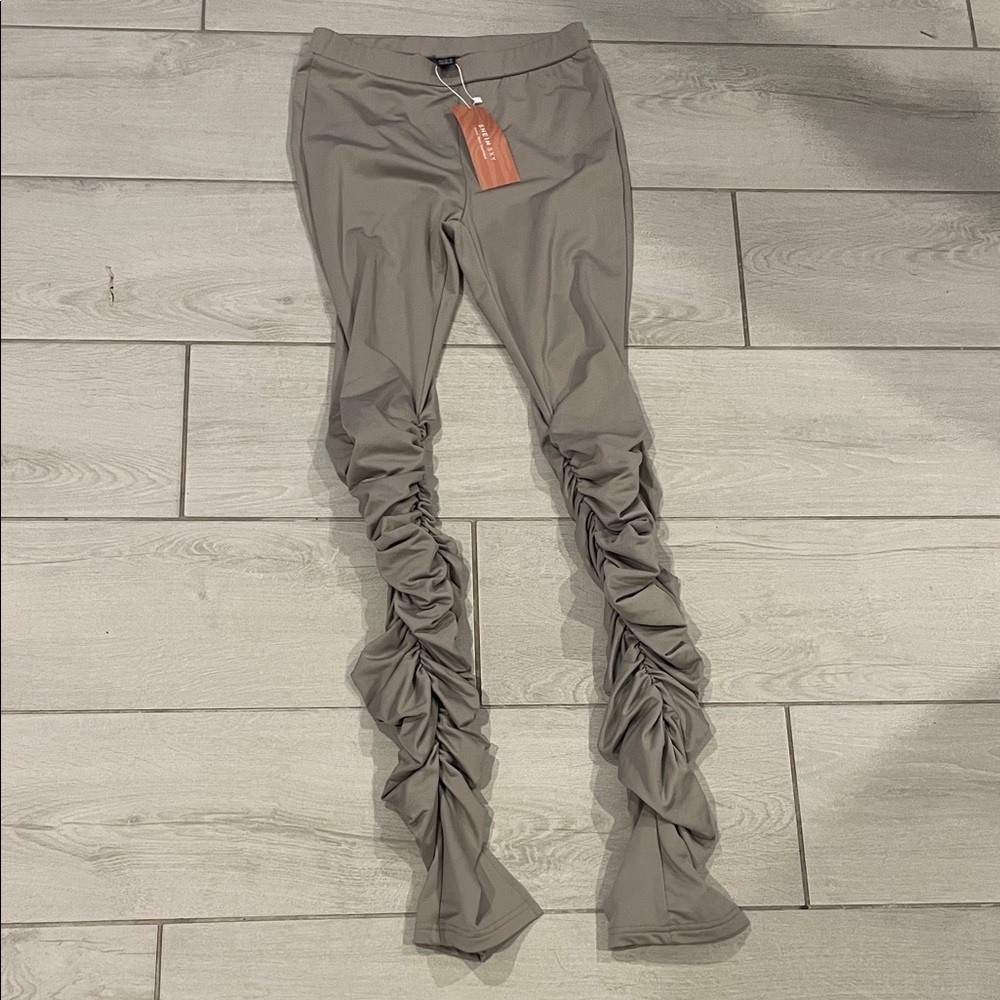Stacked Gray Leggings